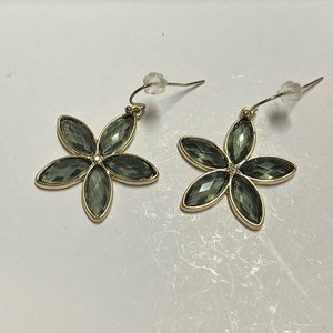 Loft Flower Stone Earrings